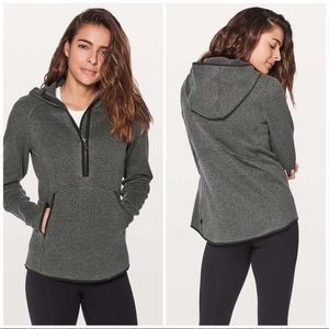 Lululemon Fleece And Thank You Zip Up Knit